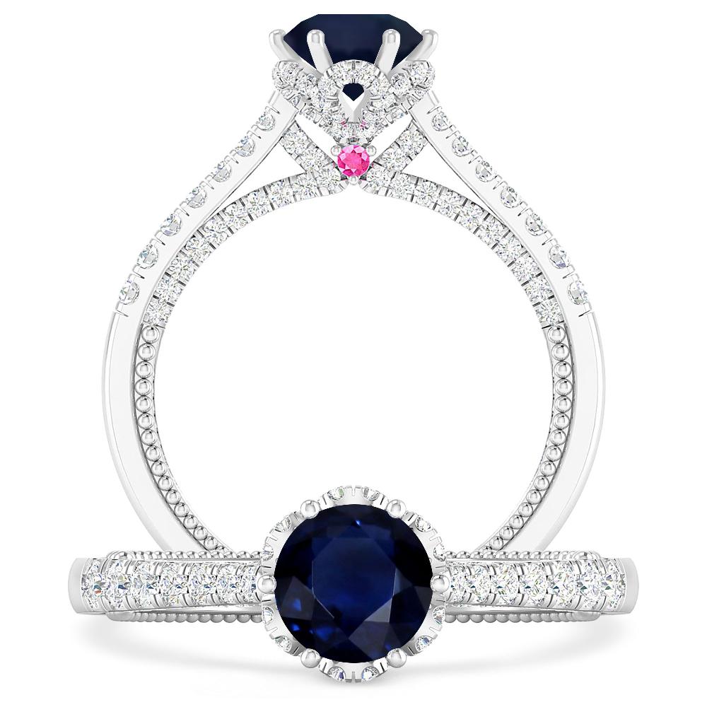 White Gold - Sapphire