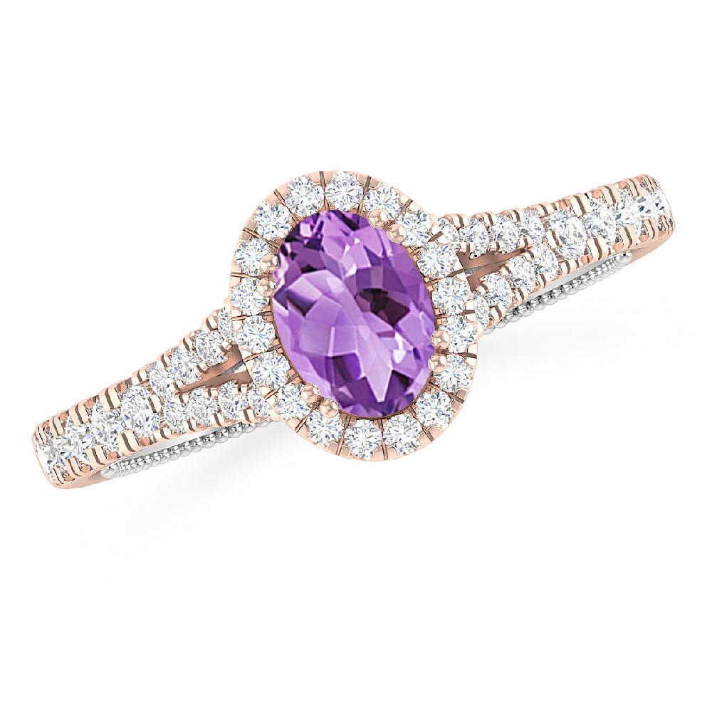 Rose Gold - Amethyst