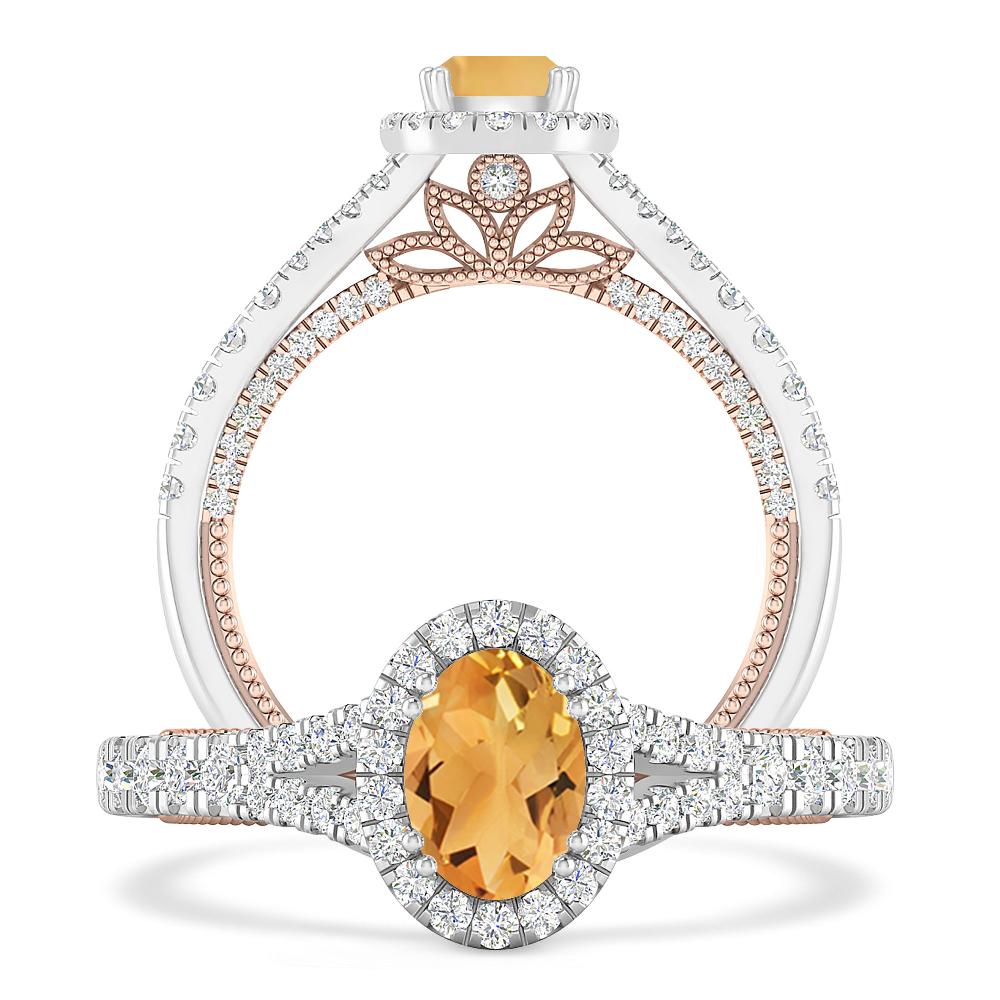 White Gold - Citrine