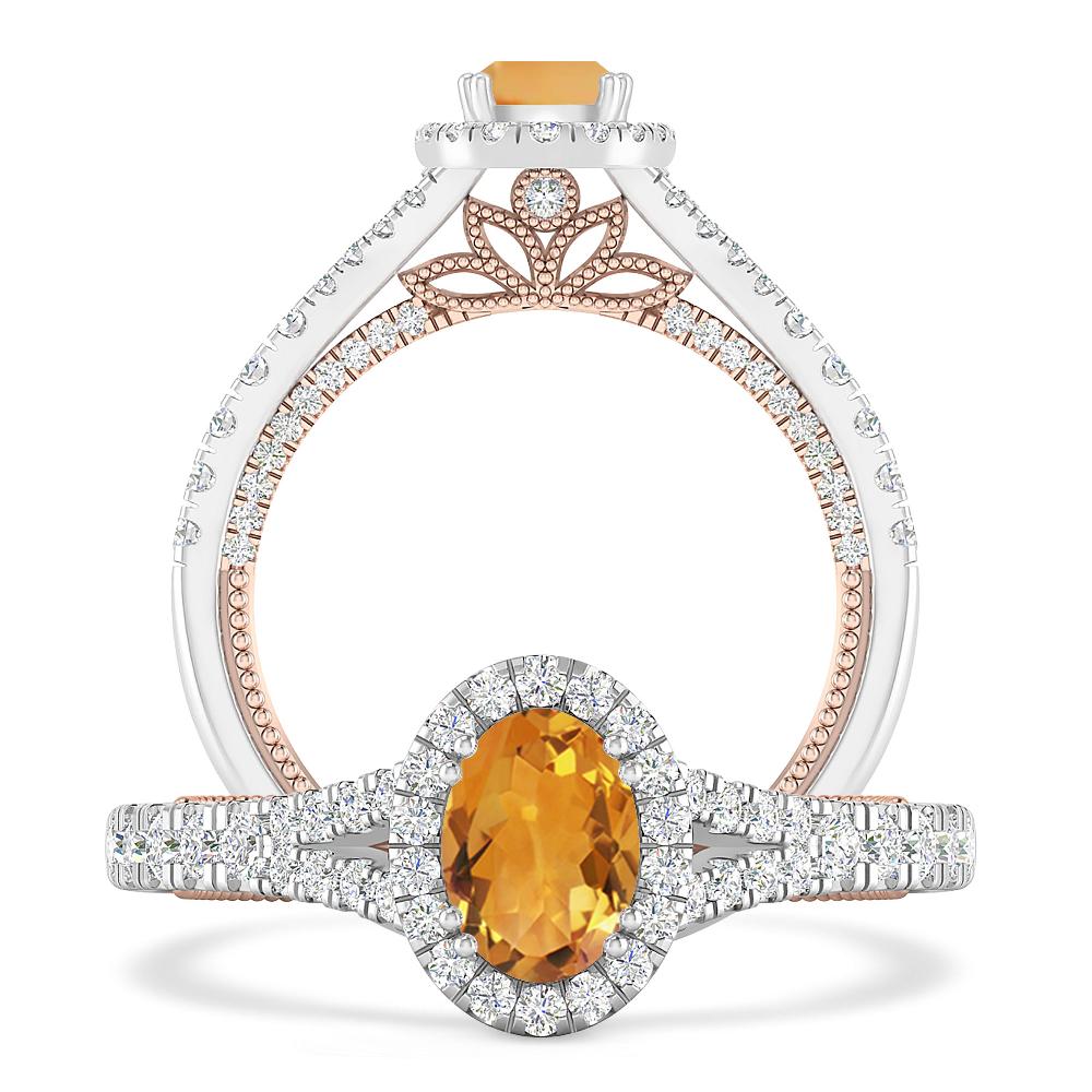 White Gold - Citrine