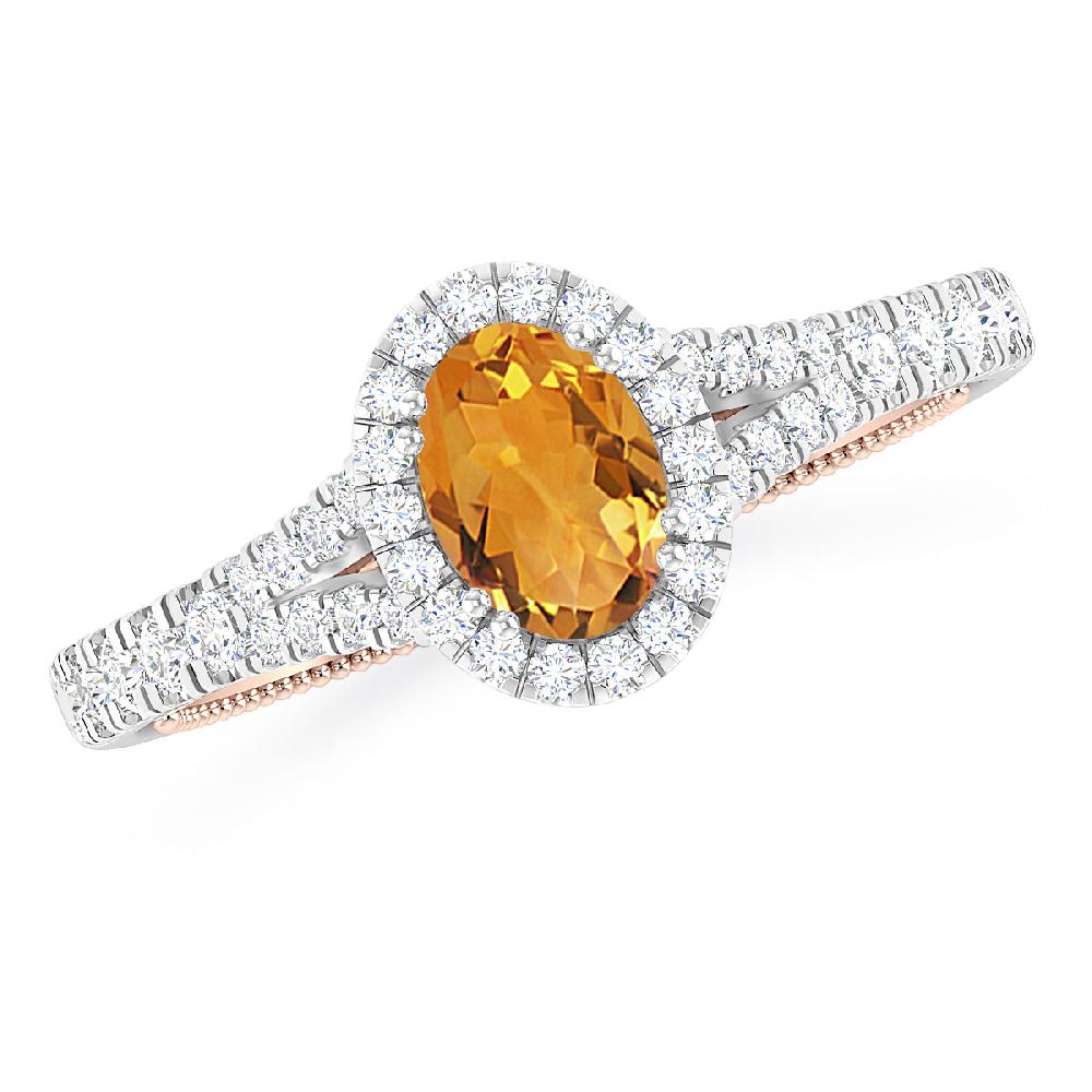 White Gold - Citrine