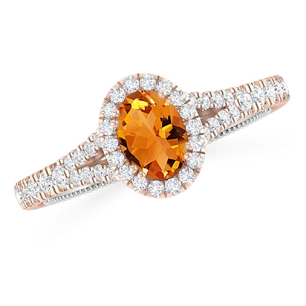 Rose Gold - Citrine
