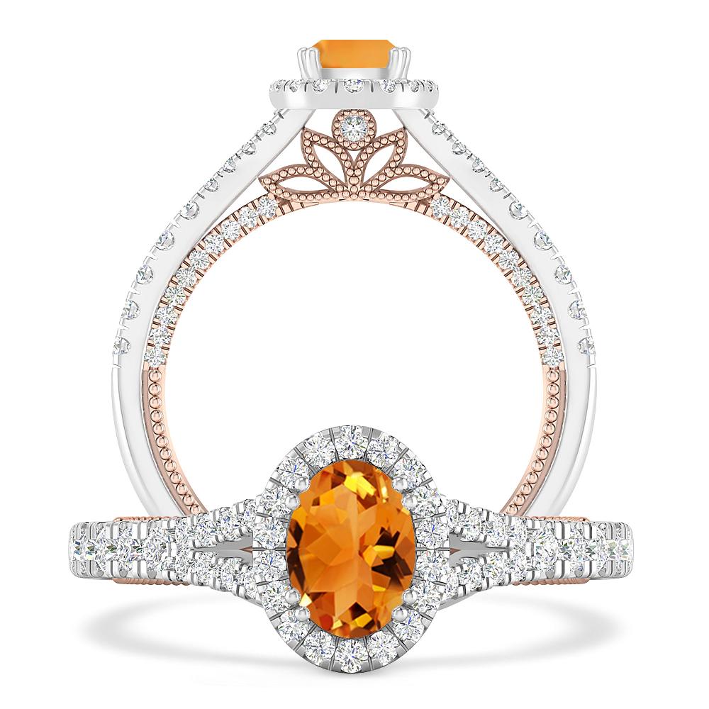White Gold - Citrine