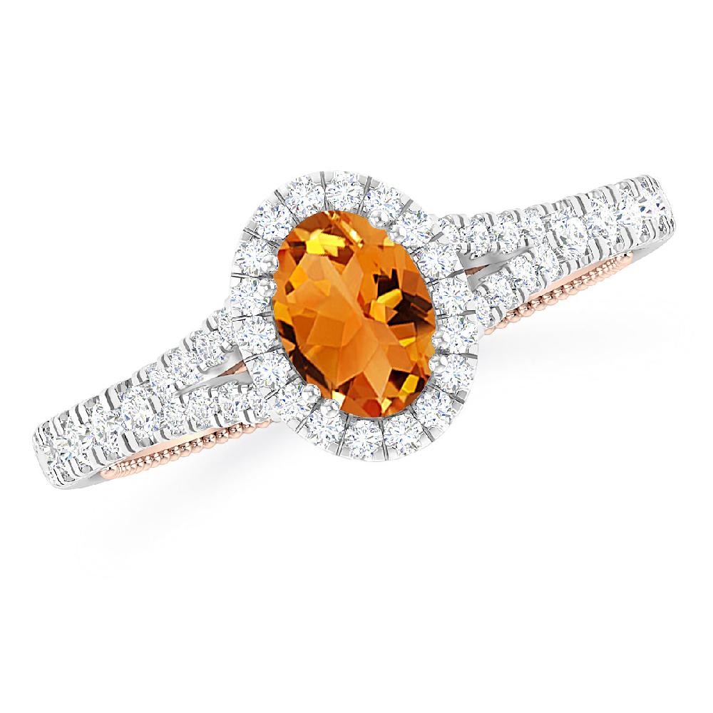 White Gold - Citrine