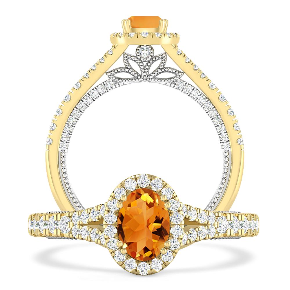 Yellow Gold - Citrine