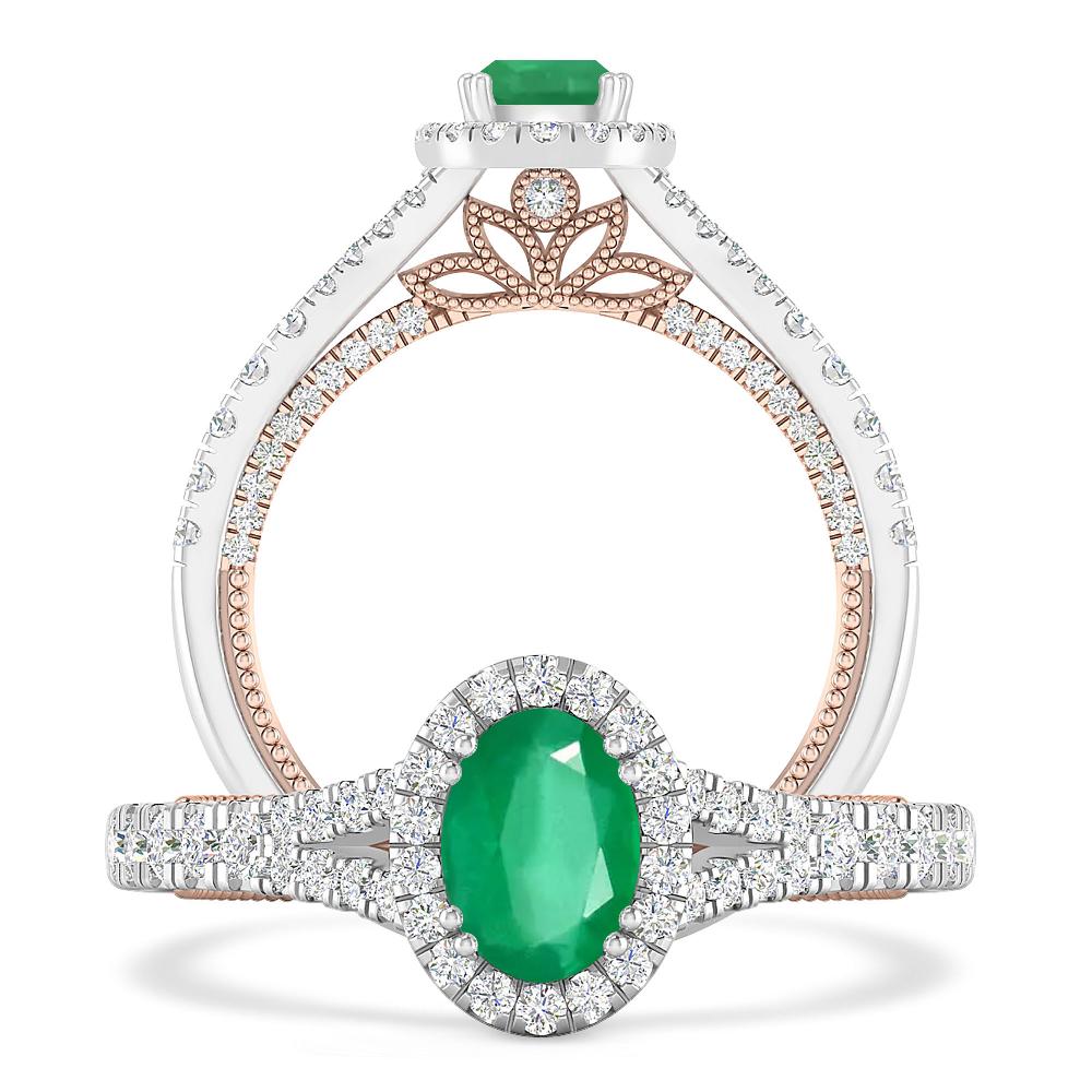 White Gold - Emerald