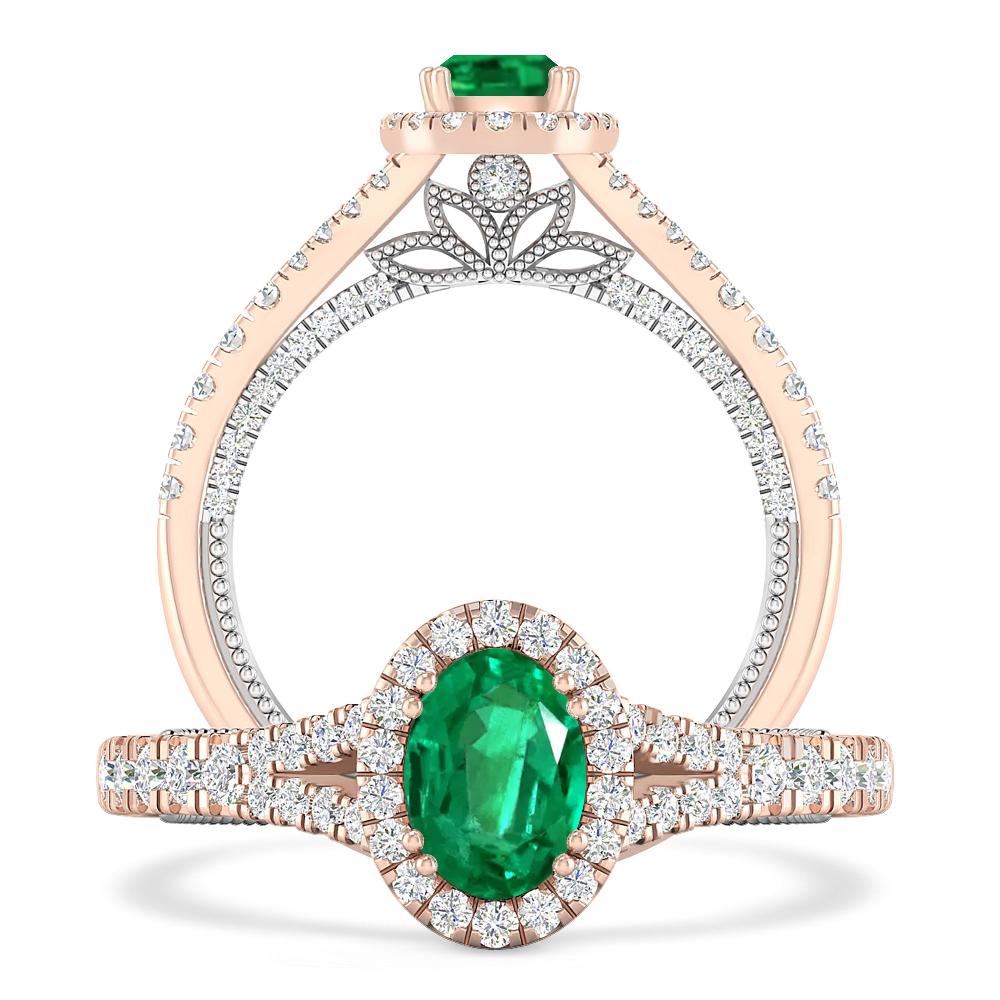 Rose Gold - Emerald