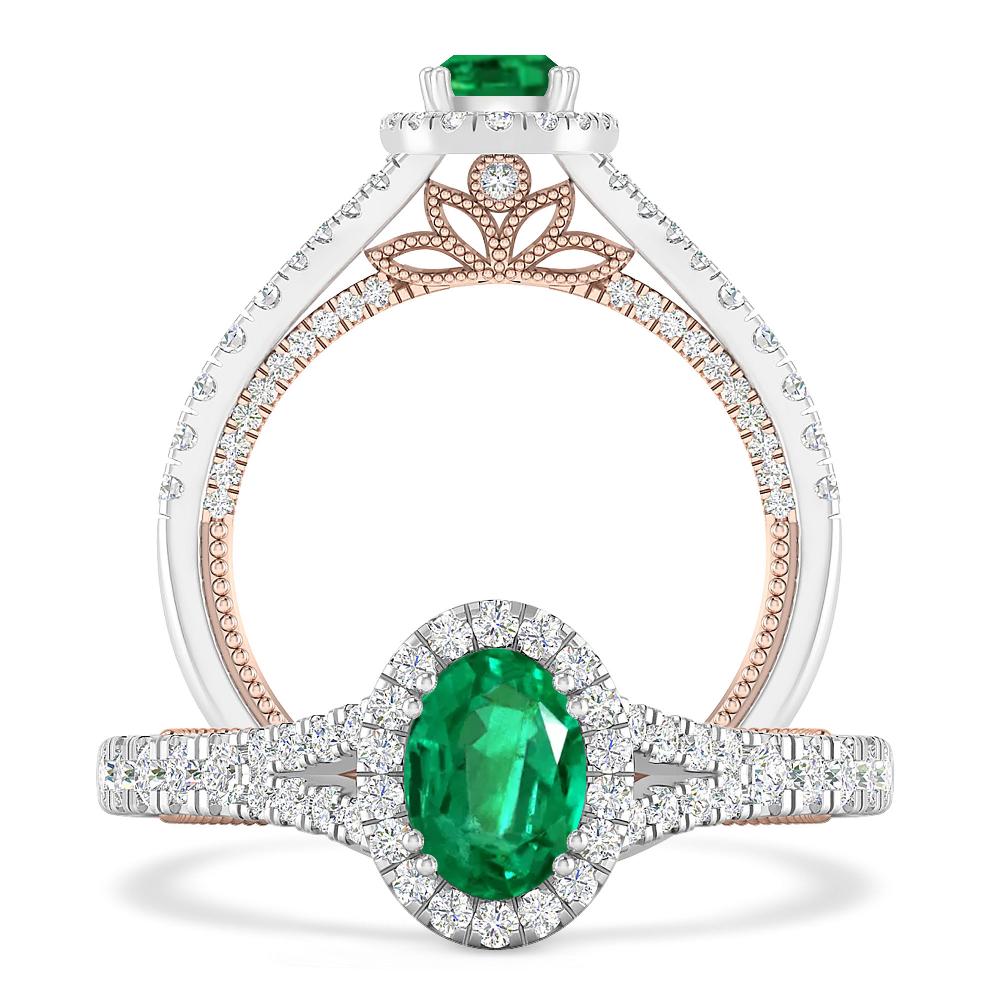 White Gold - Emerald