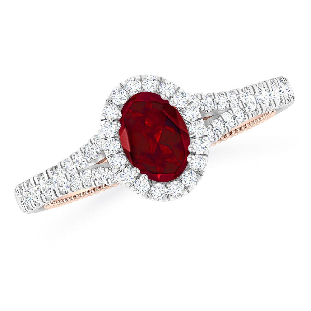 White Gold - Garnet