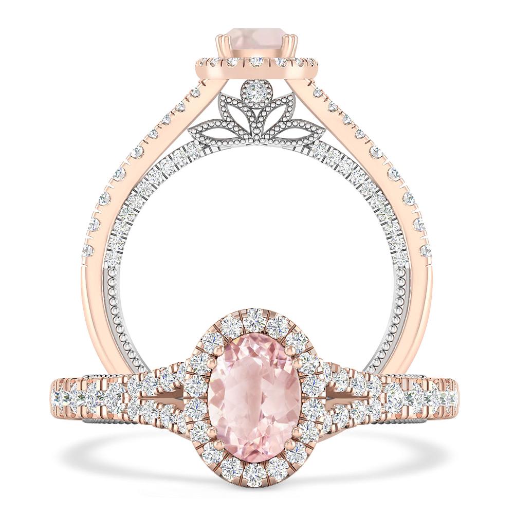 Rose Gold - Morganite