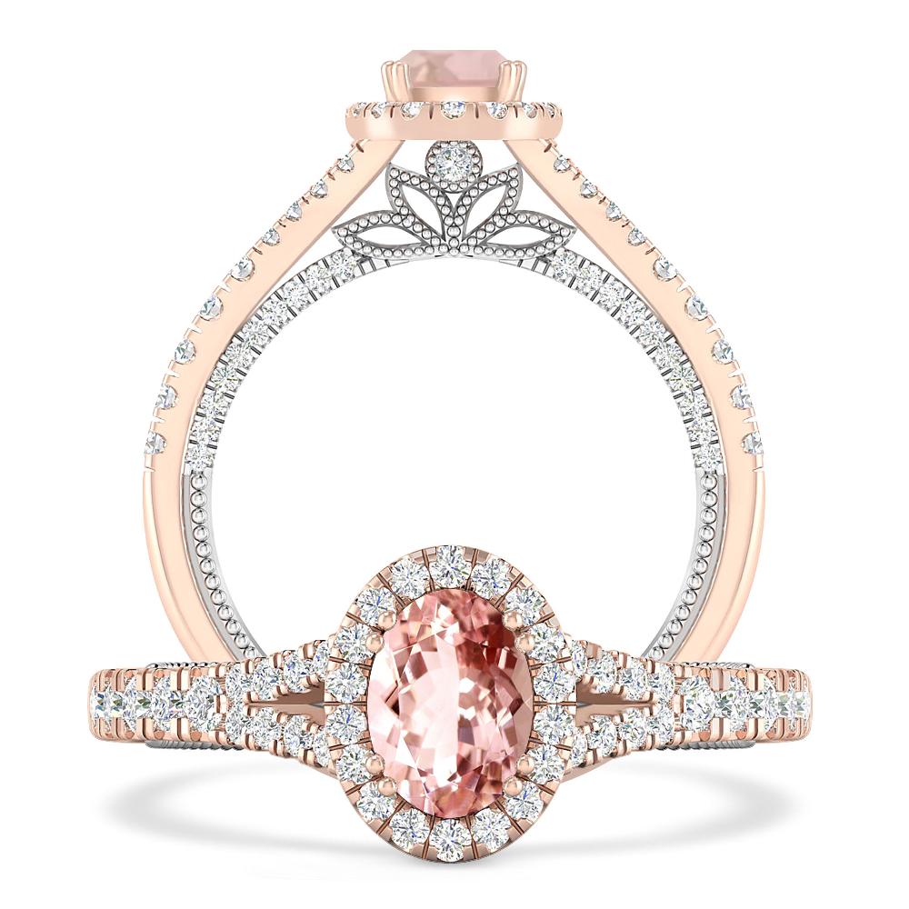 Rose Gold - Morganite