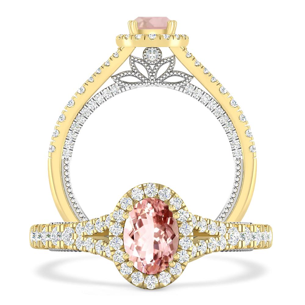 Yellow Gold - Morganite