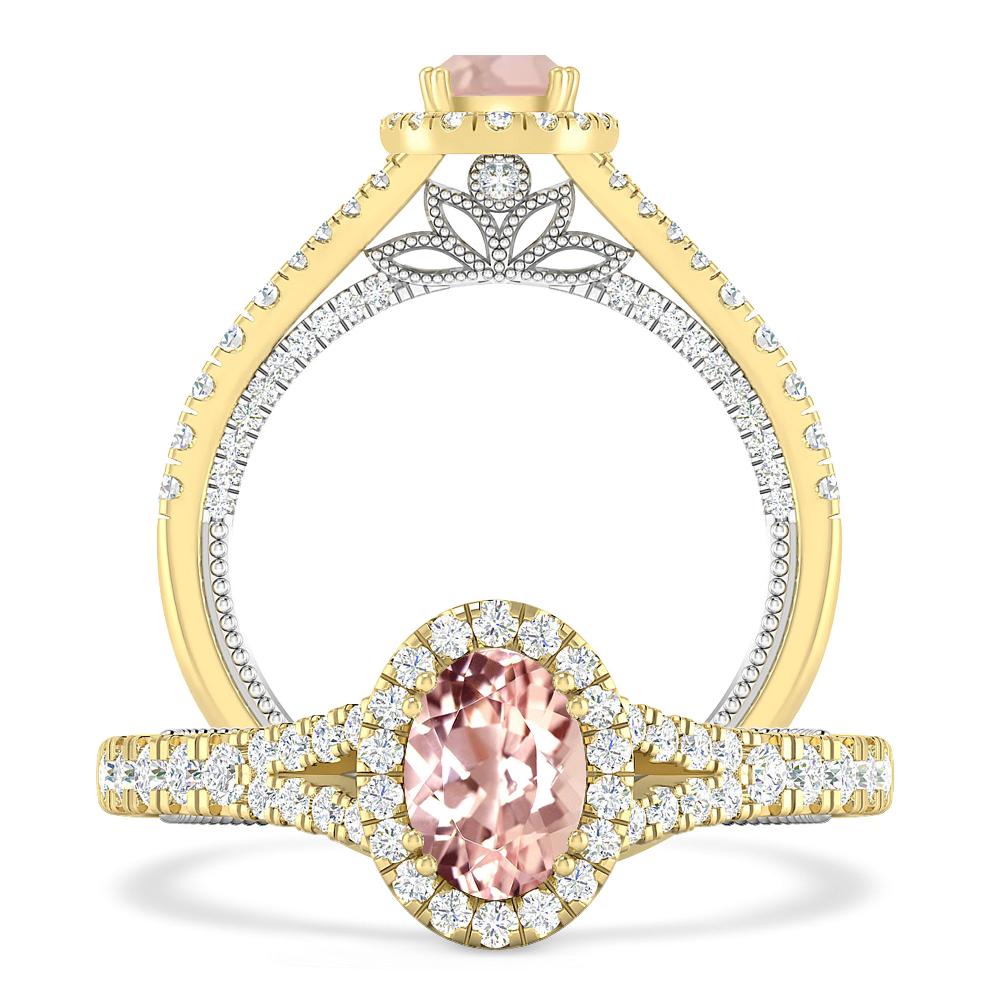 Yellow Gold - Morganite