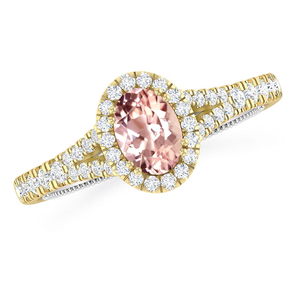 Yellow Gold - Morganite