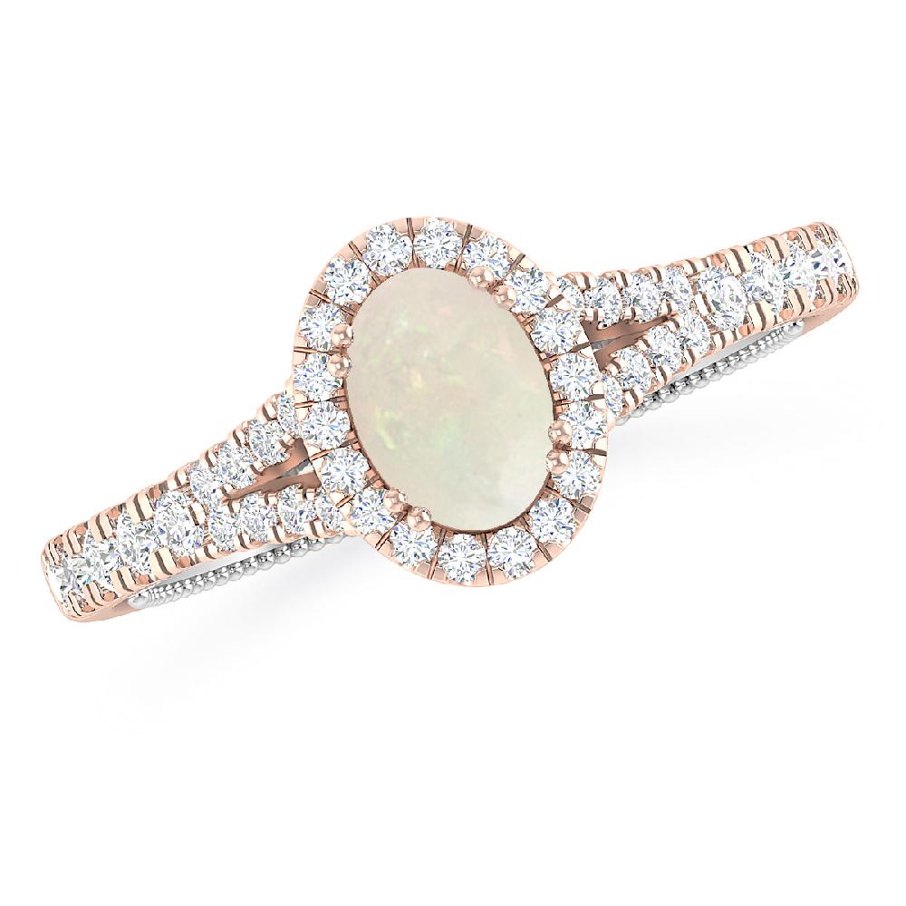 Rose Gold - Opal