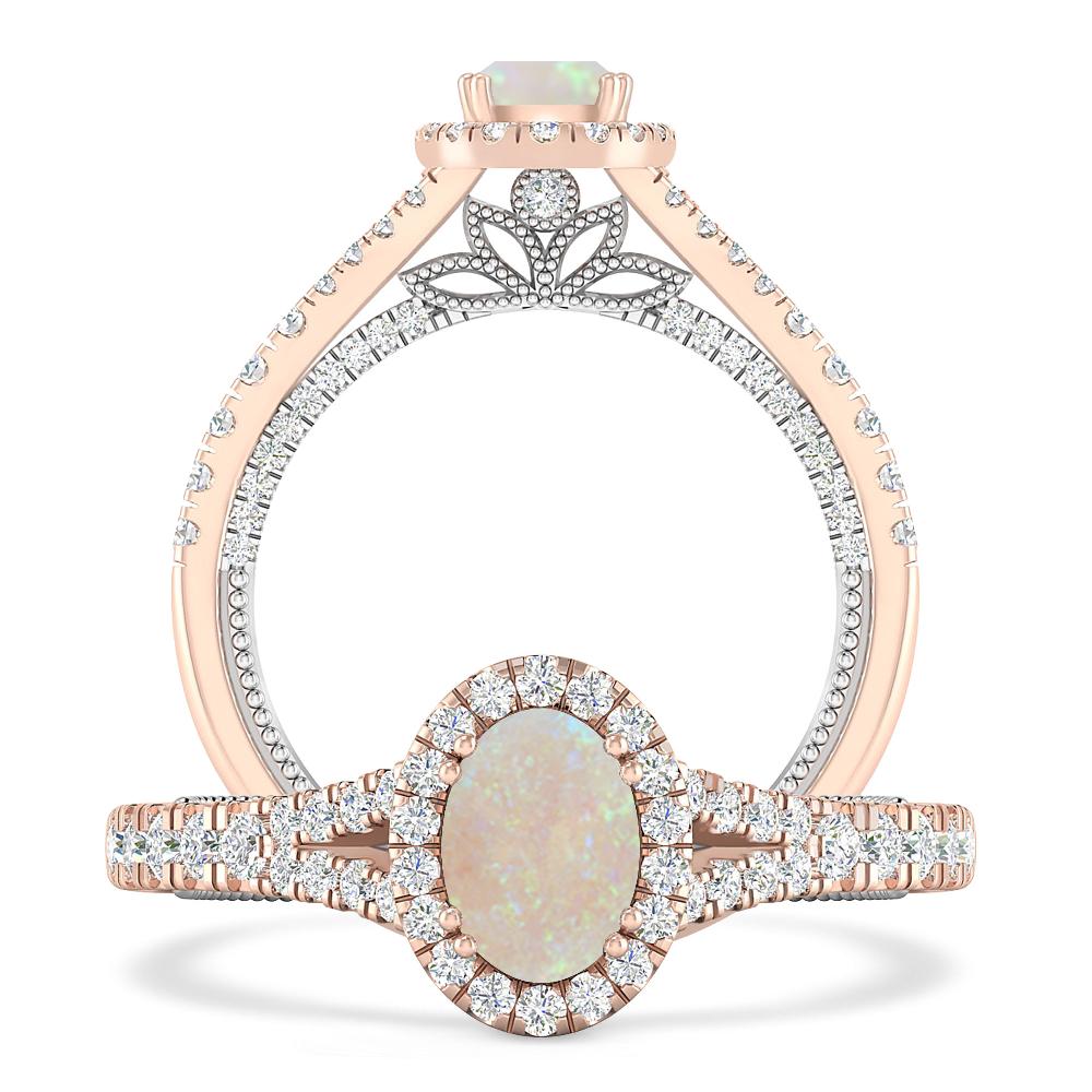 Rose Gold - Opal