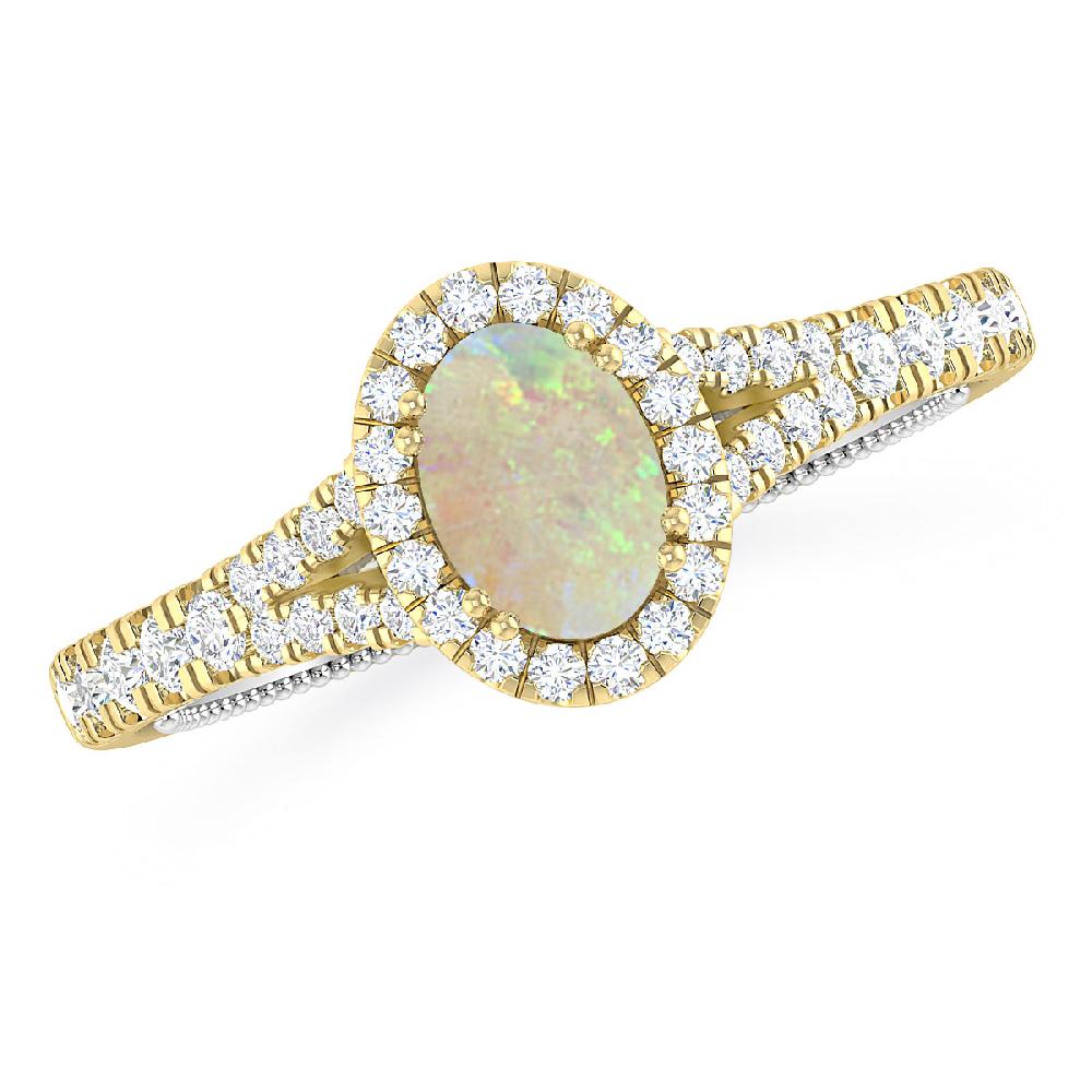 Yellow Gold - Opal