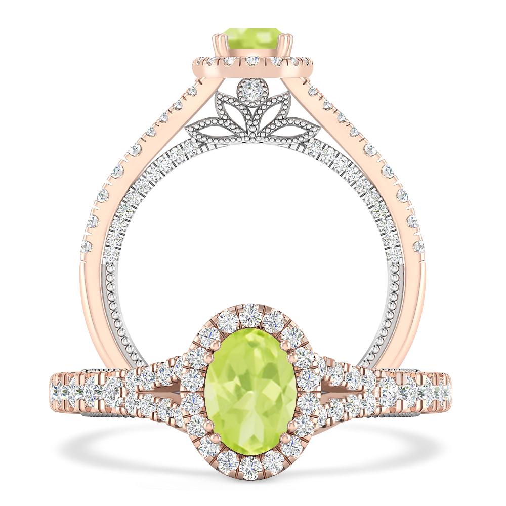 Rose Gold - Peridot