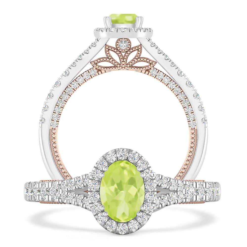 White Gold - Peridot
