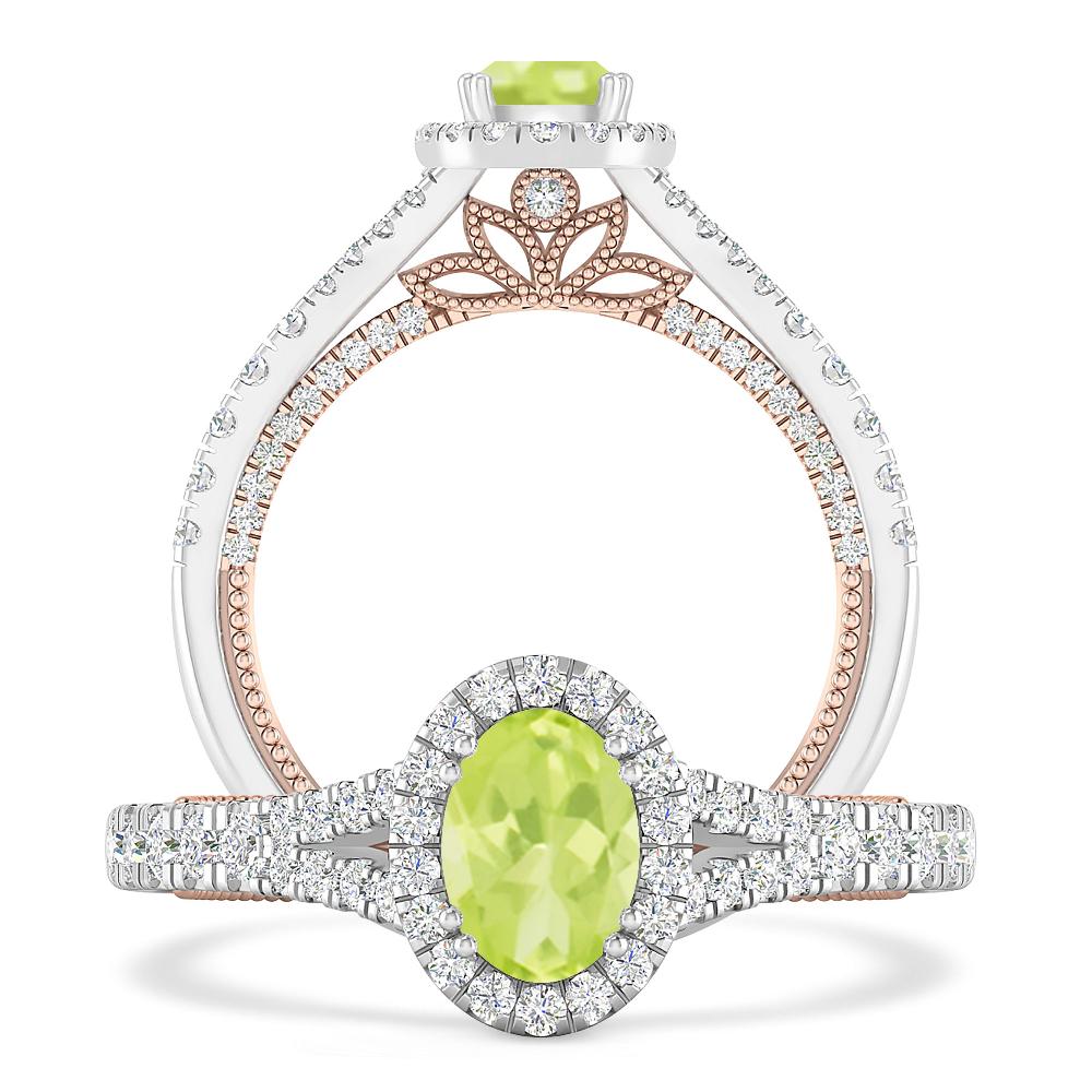 White Gold - Peridot