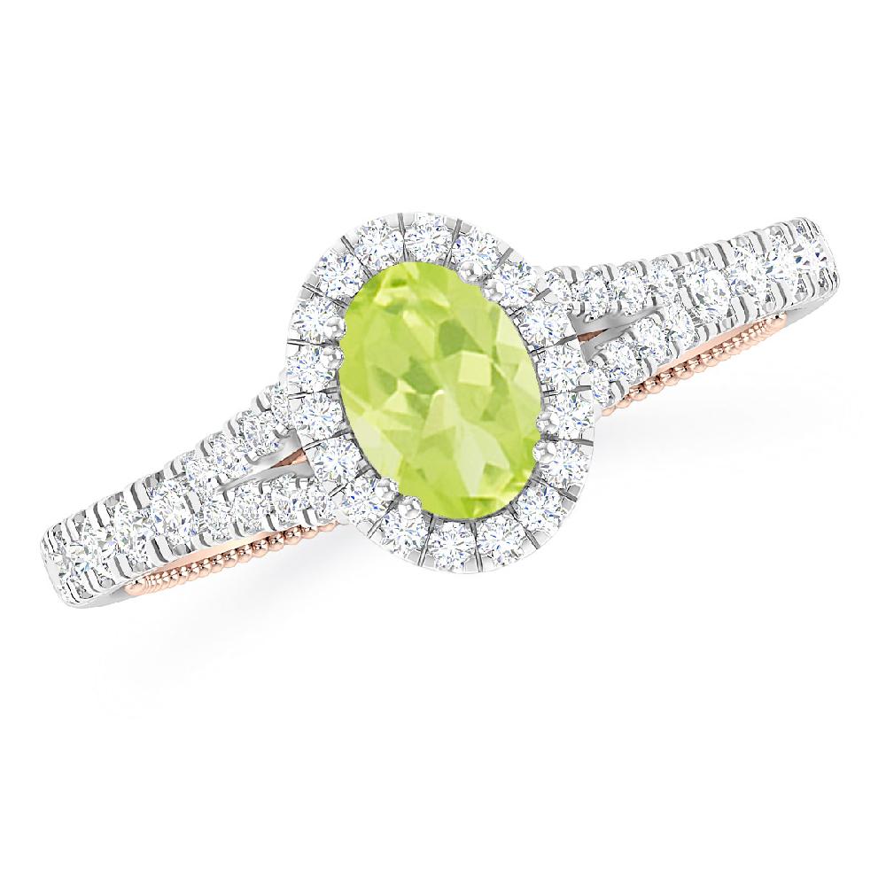 White Gold - Peridot