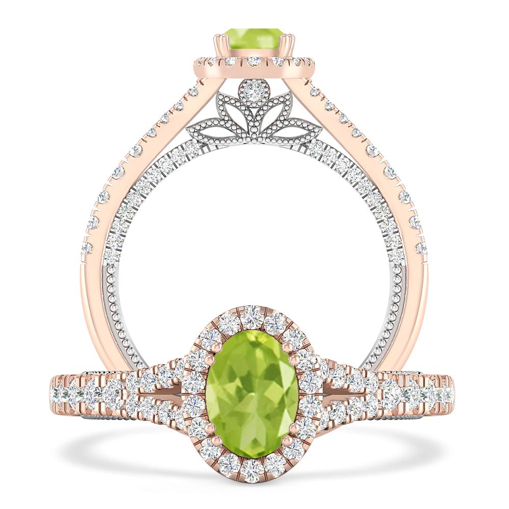 Rose Gold - Peridot