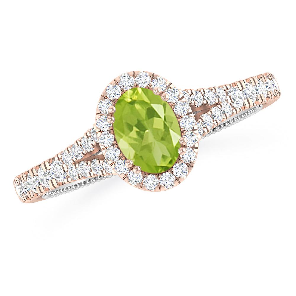 Rose Gold - Peridot