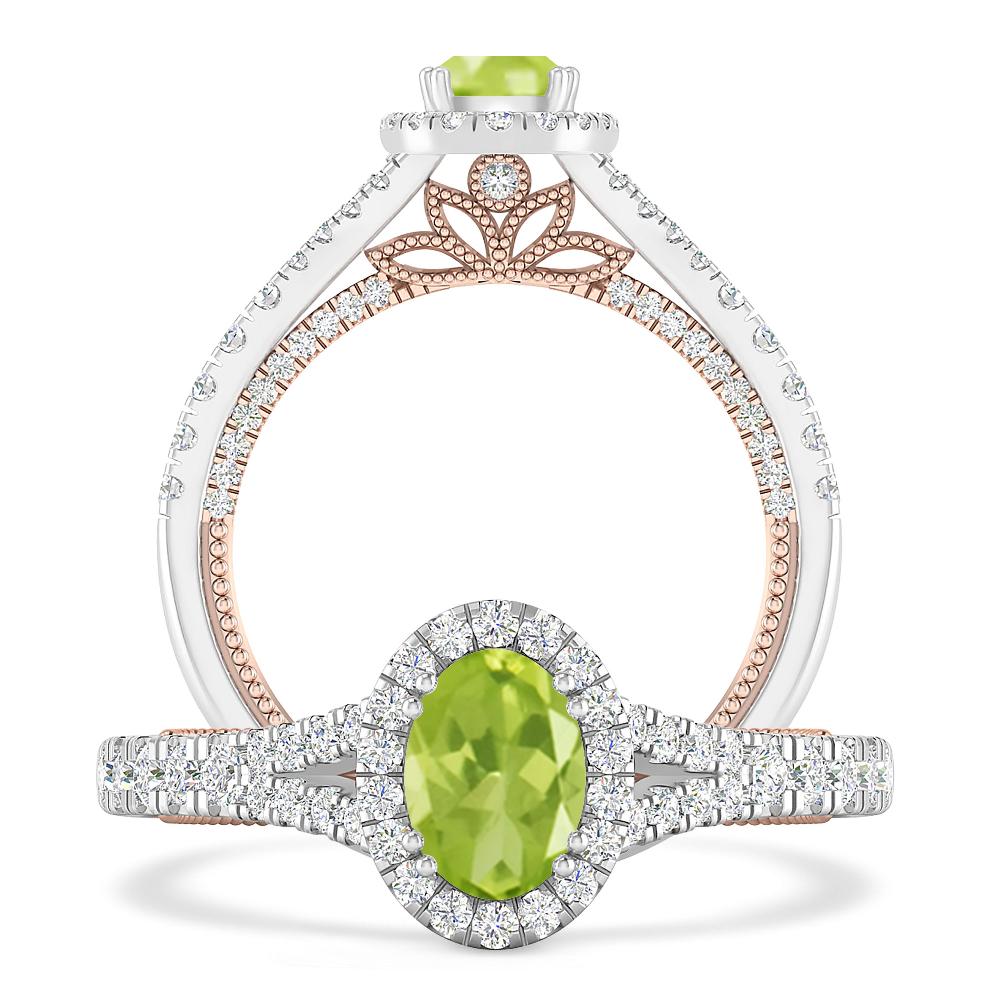 White Gold - Peridot