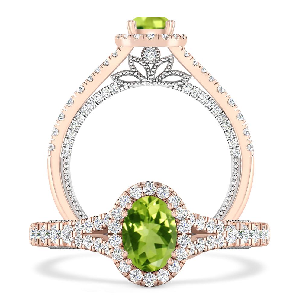 Rose Gold - Peridot