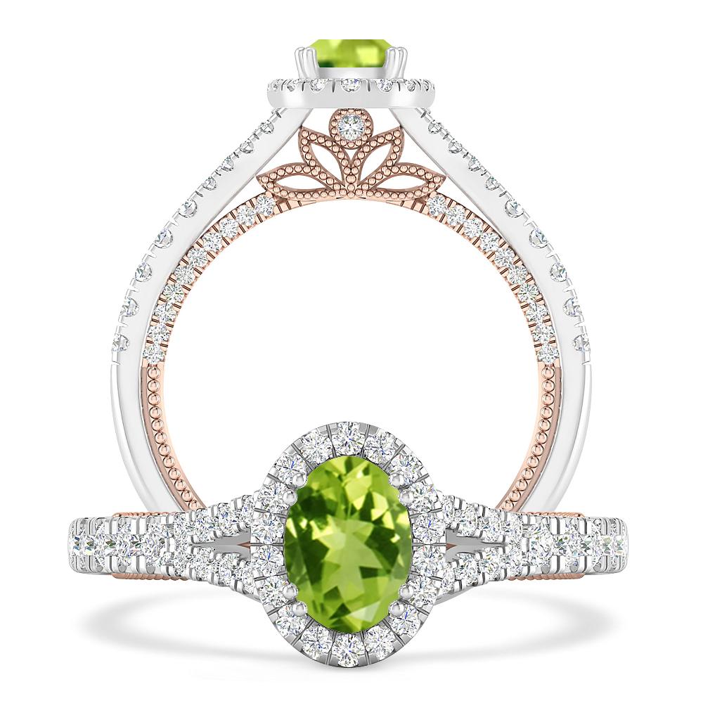 White Gold - Peridot
