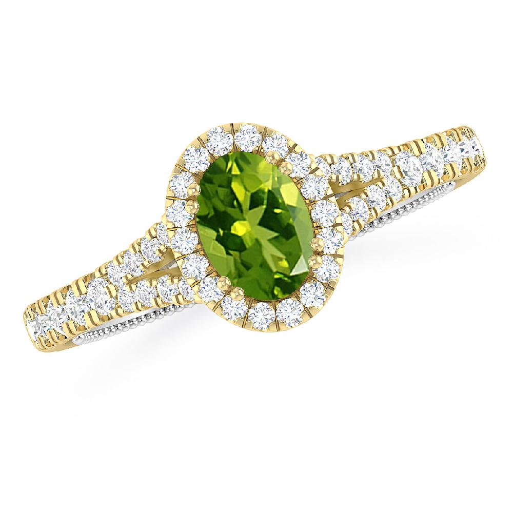 Yellow Gold - Peridot