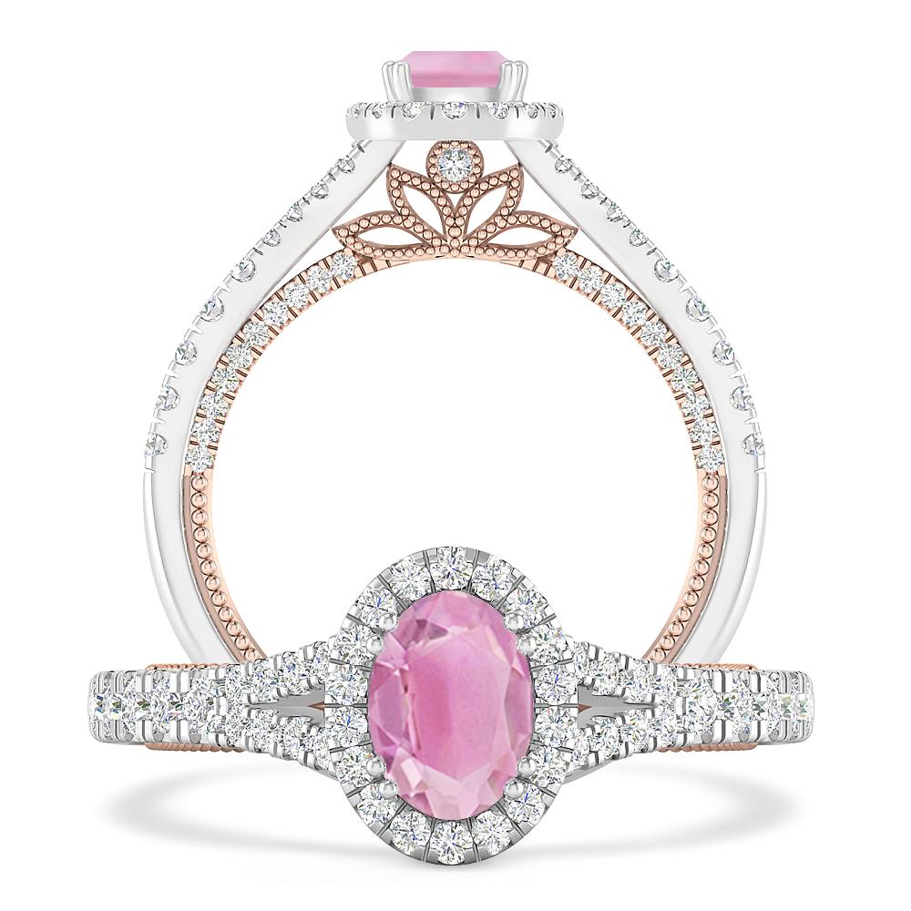 White Gold - Pink Tourmaline