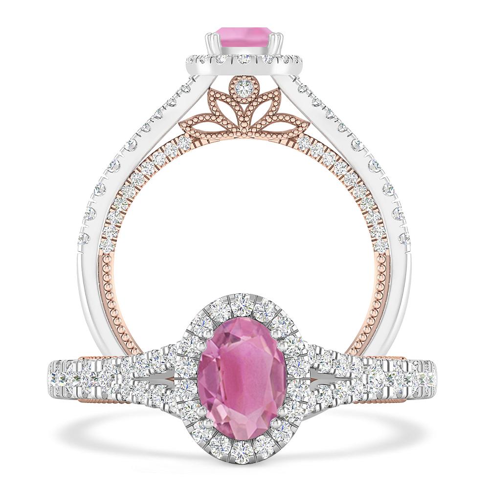 White Gold - Pink Tourmaline