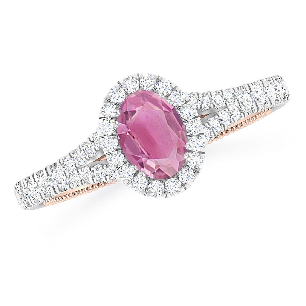 White Gold - Pink Tourmaline