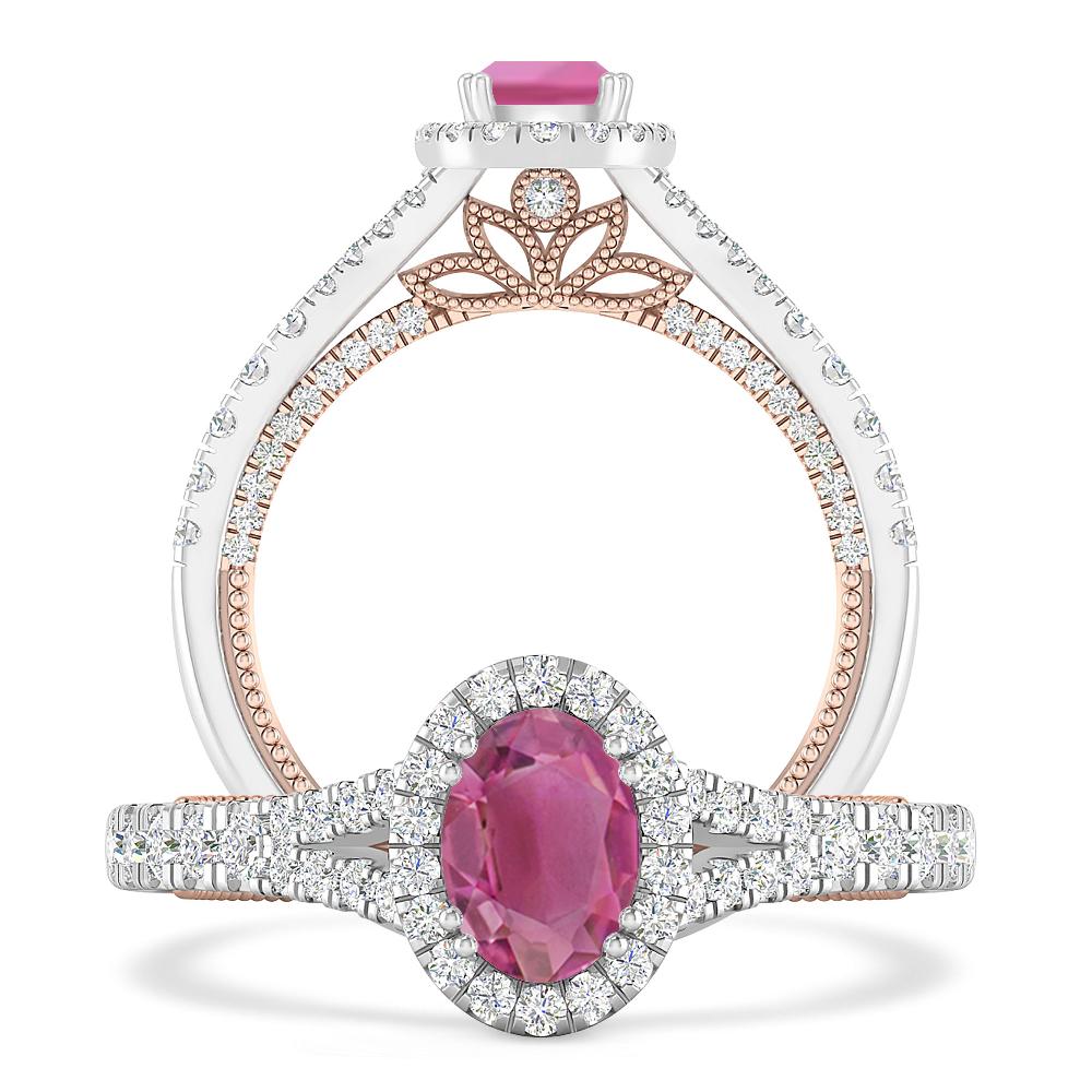 White Gold - Pink Tourmaline