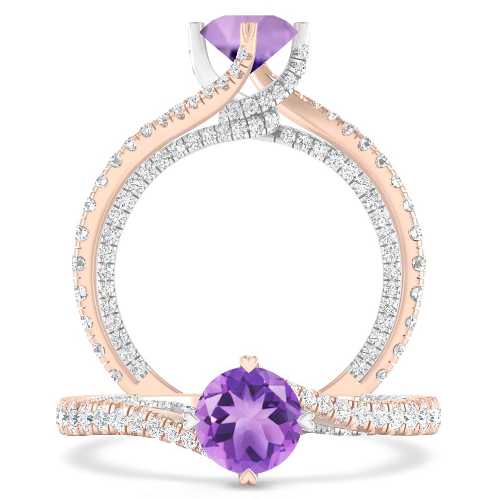 Rose Gold - Amethyst