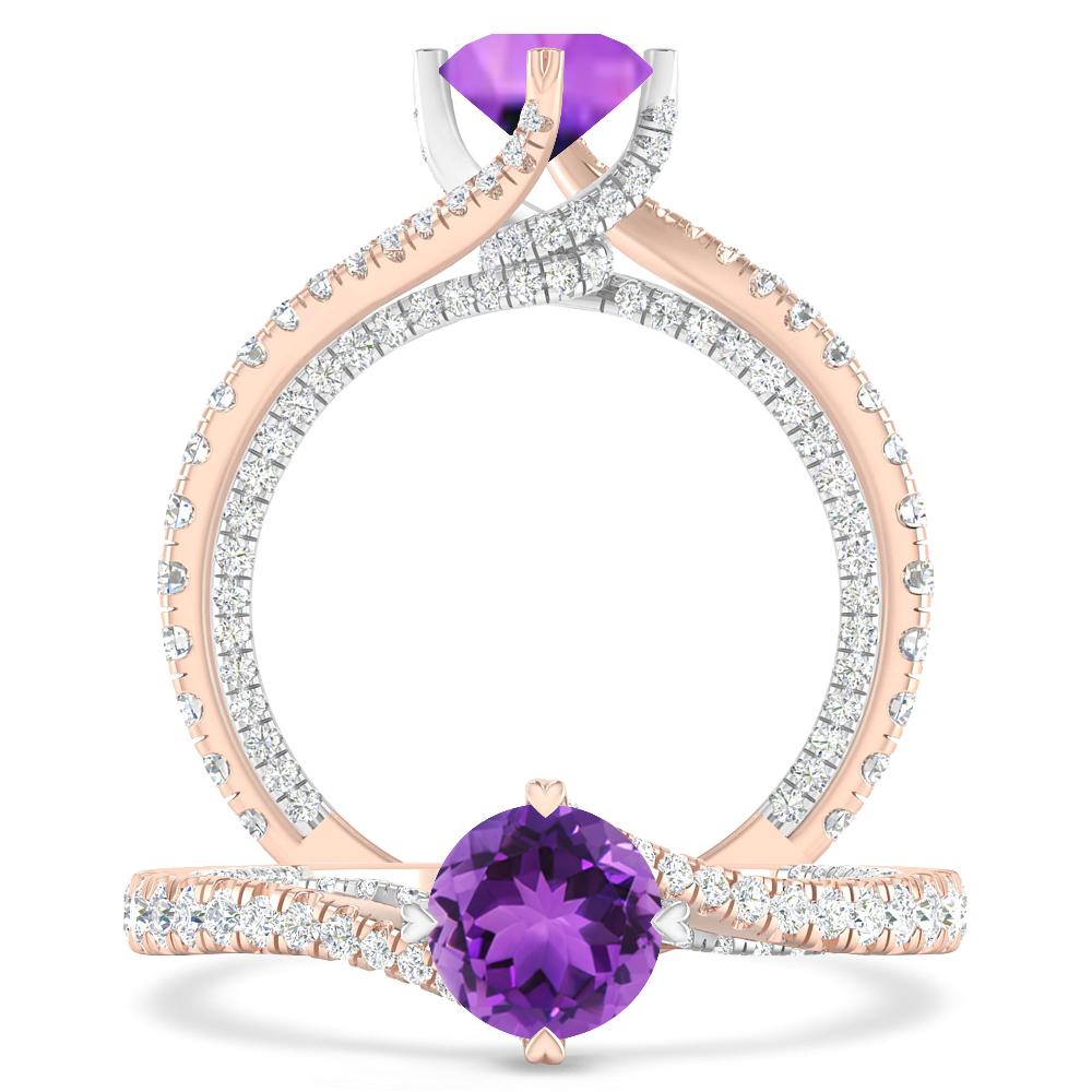 Rose Gold - Amethyst