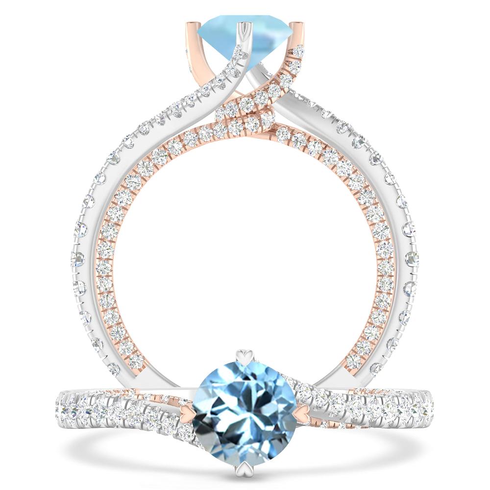 White Gold - Aquamarine