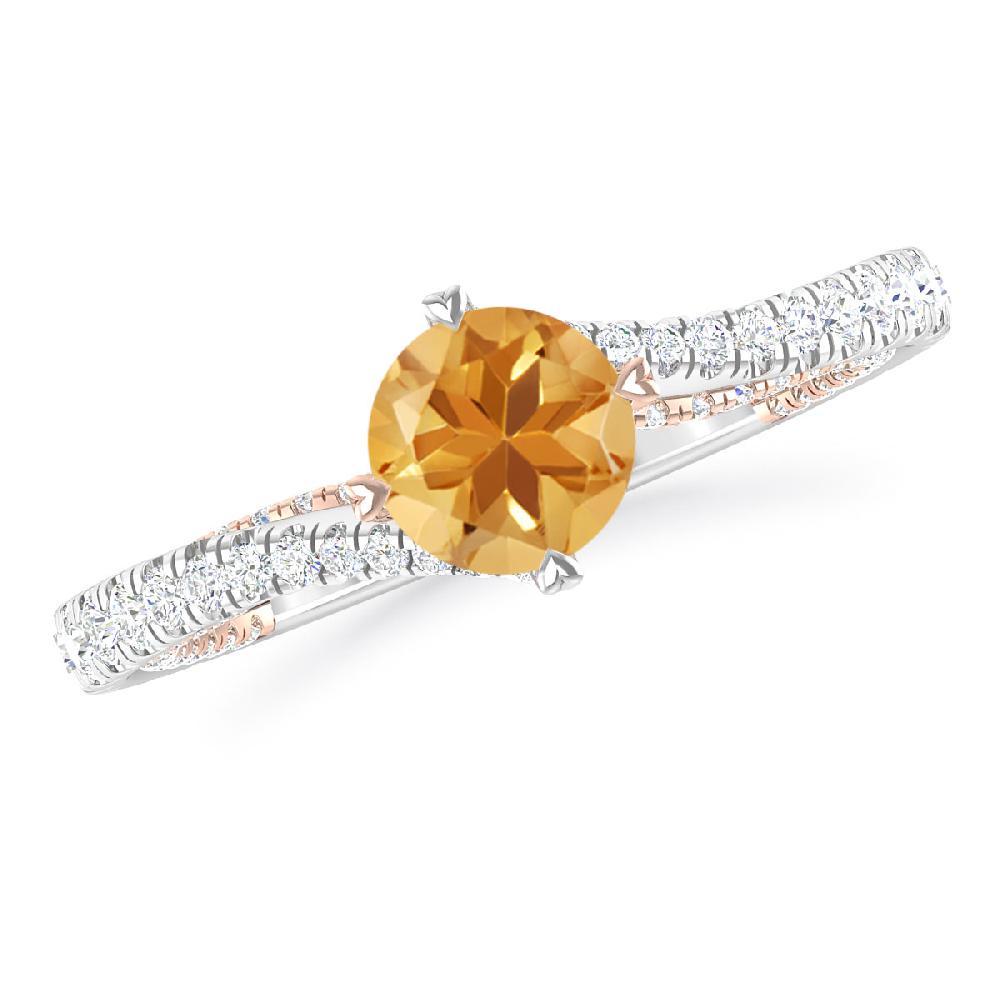 White Gold - Citrine