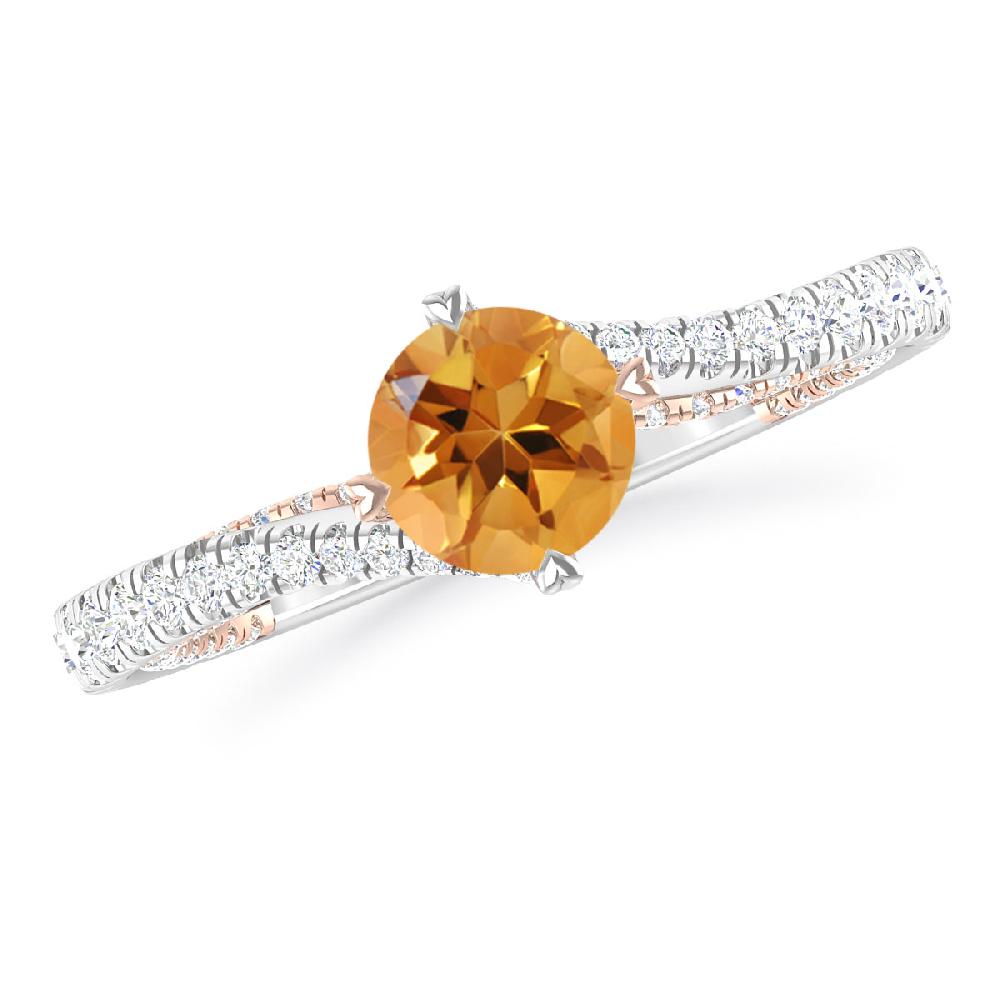 White Gold - Citrine