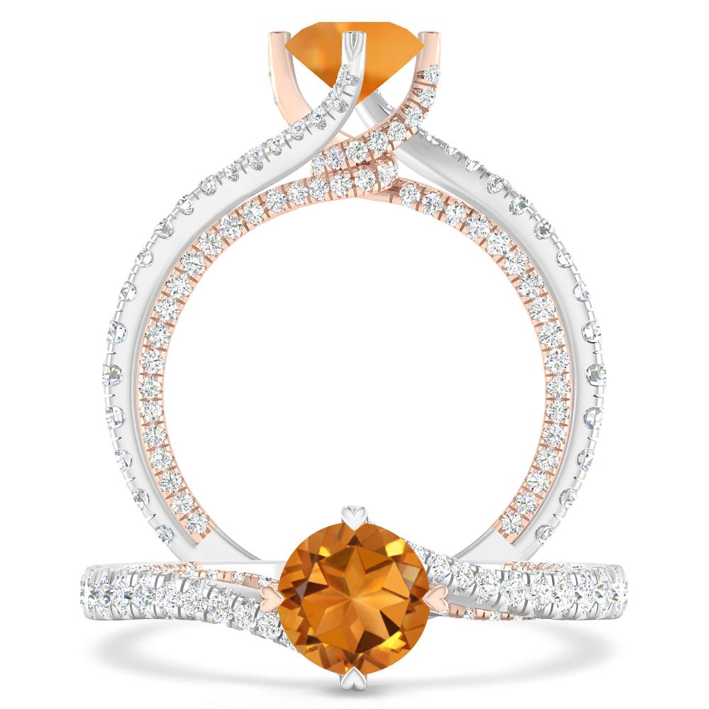 White Gold - Citrine