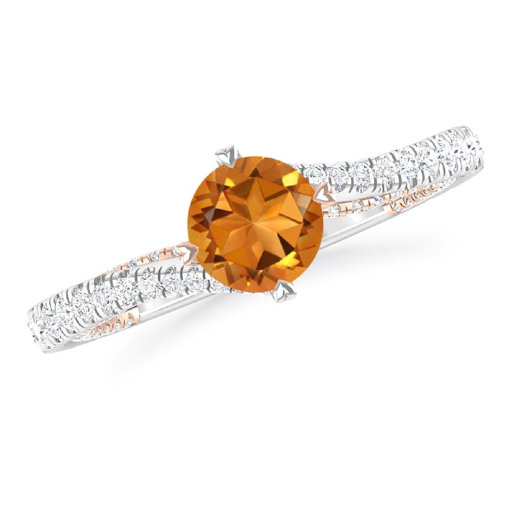 White Gold - Citrine