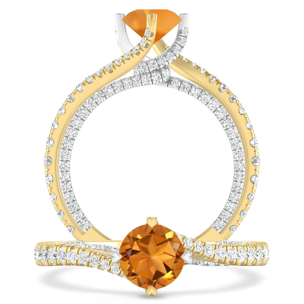 Yellow Gold - Citrine