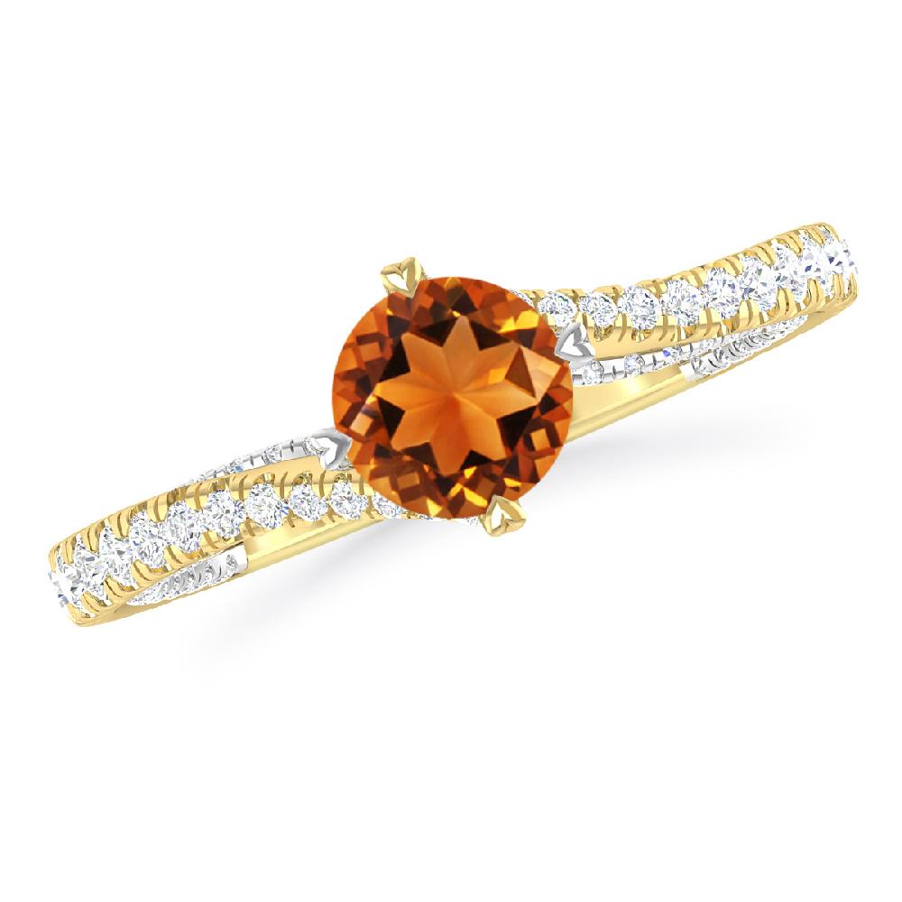 Yellow Gold - Citrine