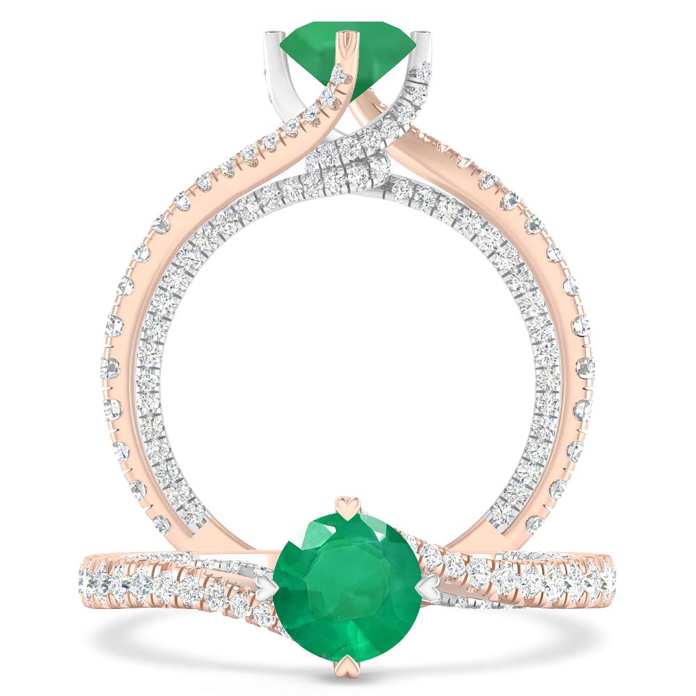 Rose Gold - Emerald