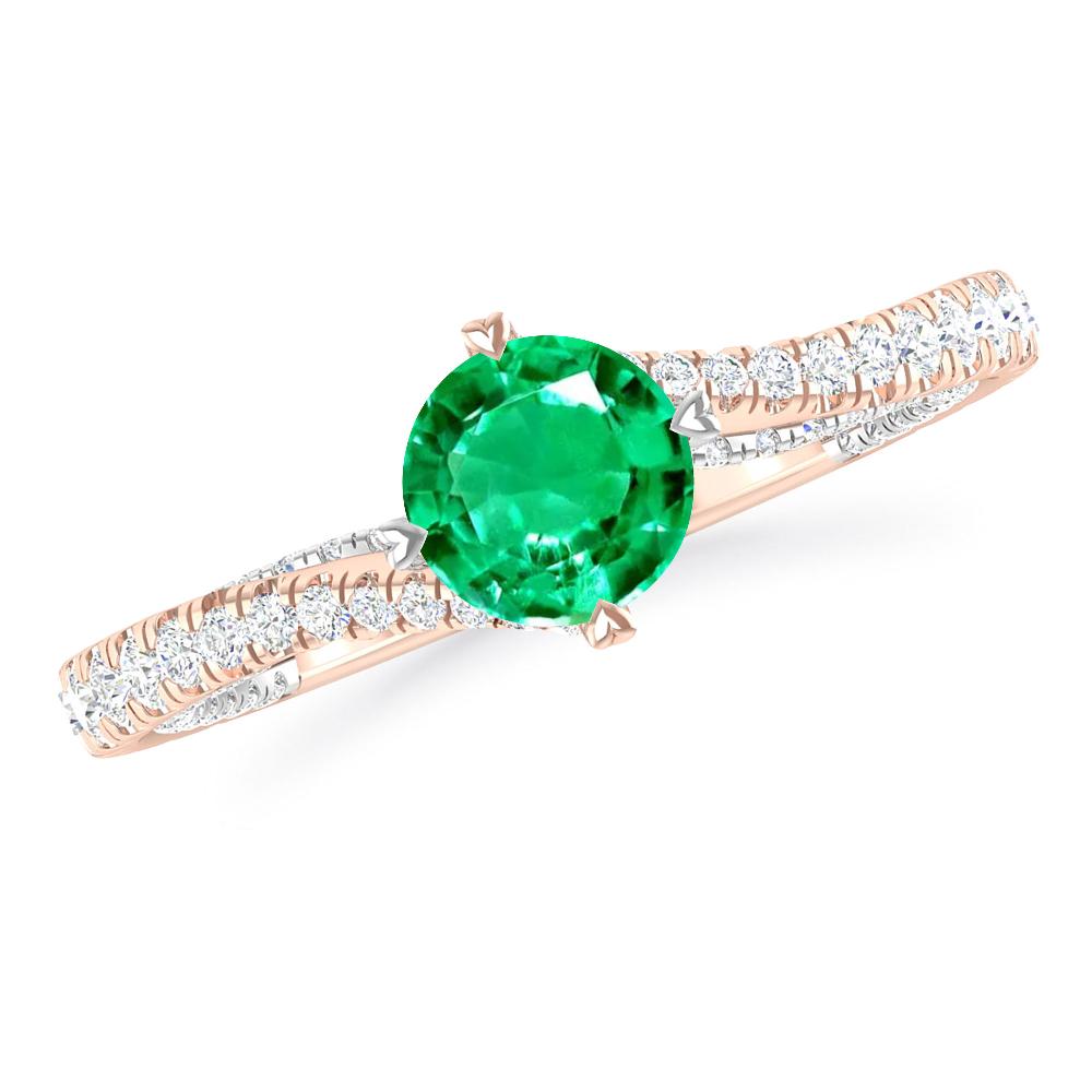 Rose Gold - Emerald