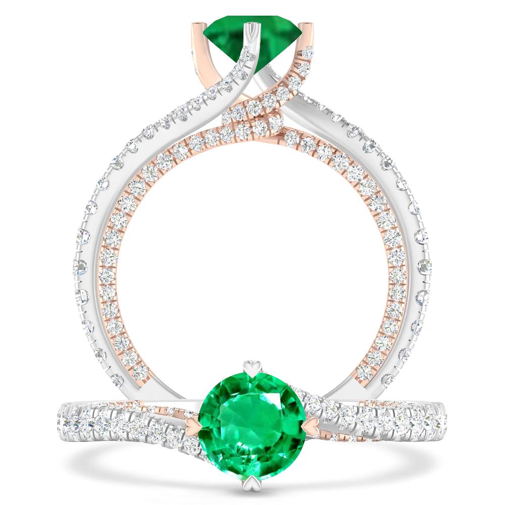 White Gold - Emerald