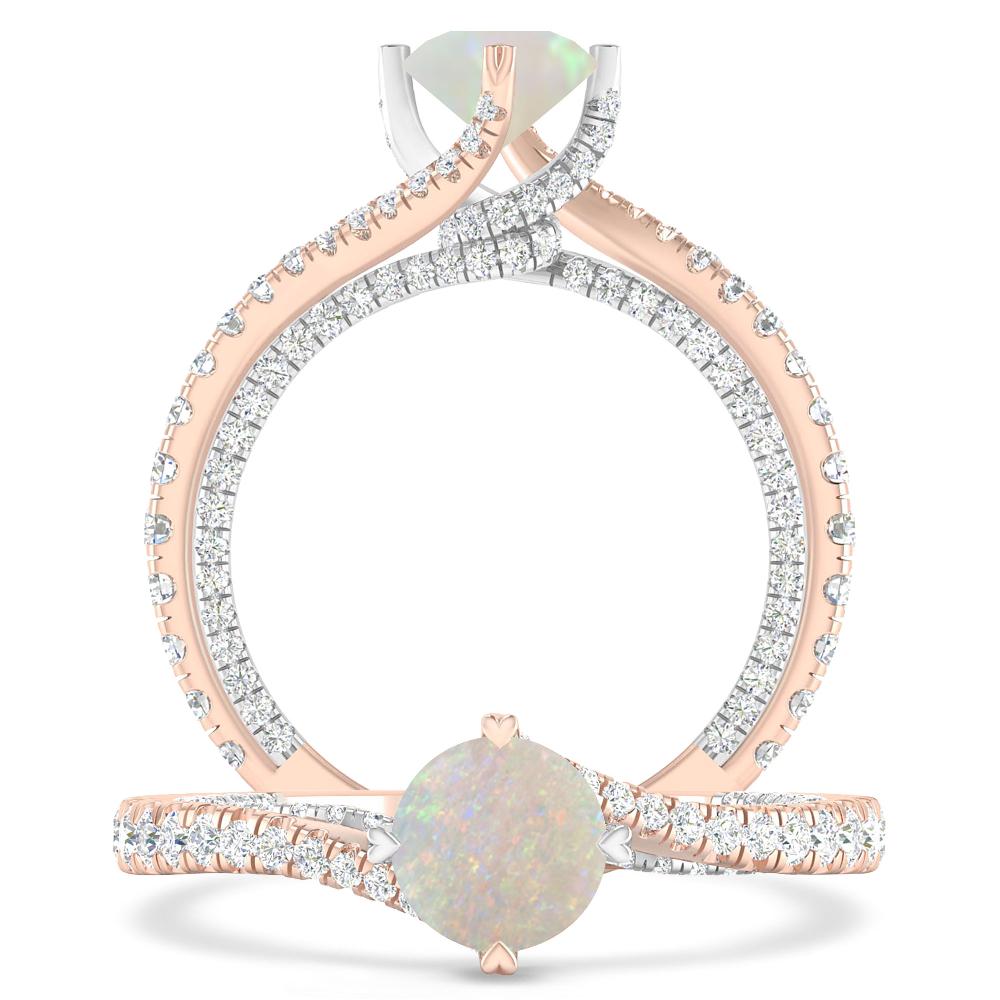 Rose Gold - Opal