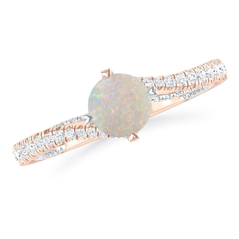 Rose Gold - Opal