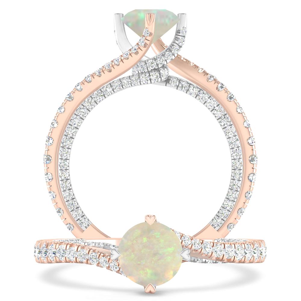 Rose Gold - Opal
